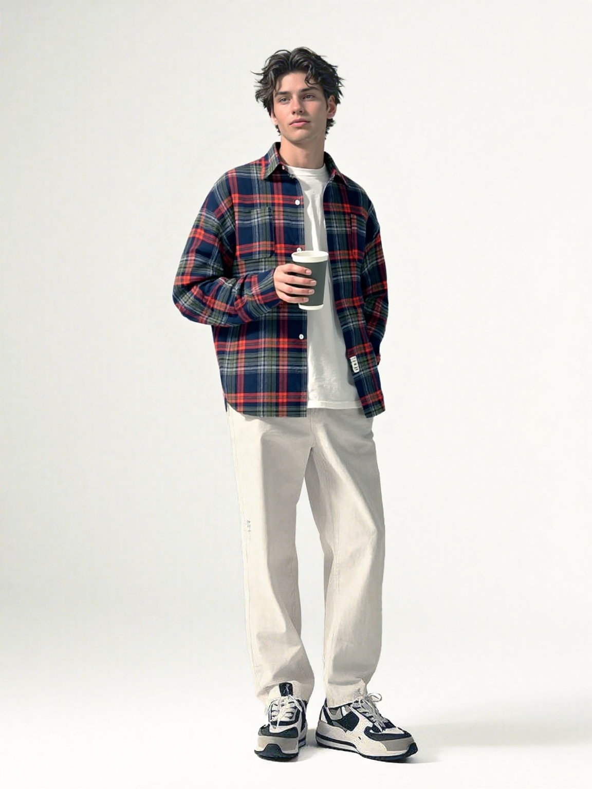 Sem - Herren Karierte Hemd