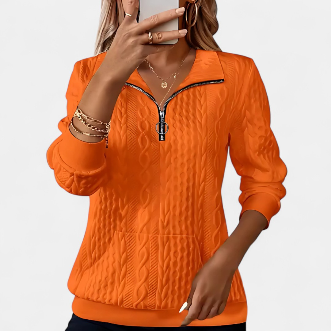 Leokadia - Bluza z Długim Rękawem