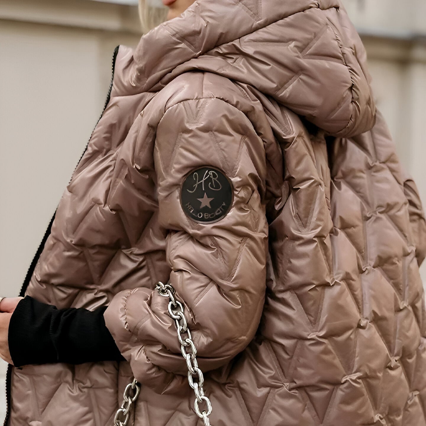 Renata - Pikowana Kurtka Puchowa