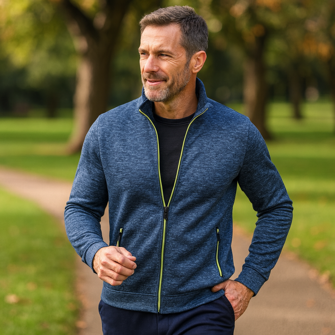 Charles | Klasyczny Sweter z Zippem