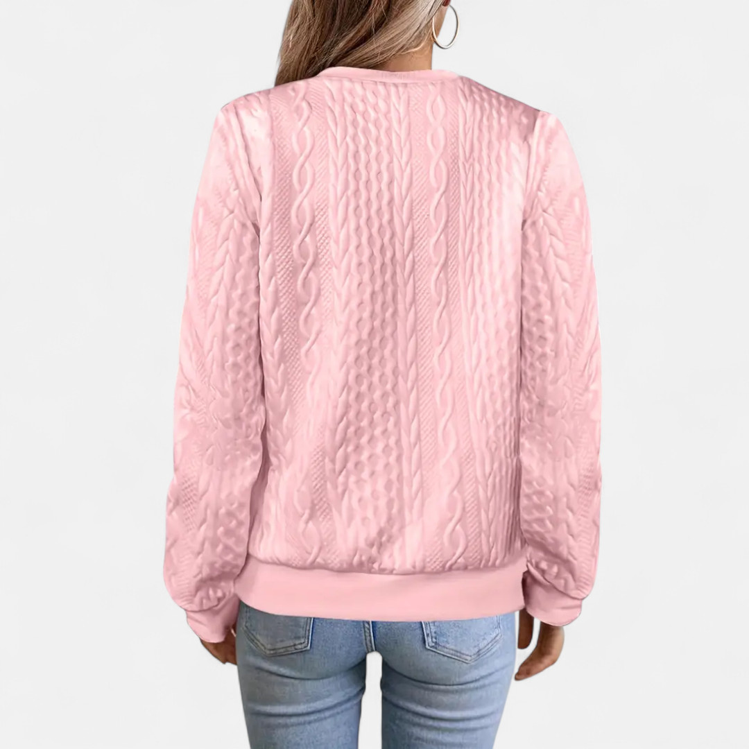 Danuta - Kurtka Bomber z Teksturą