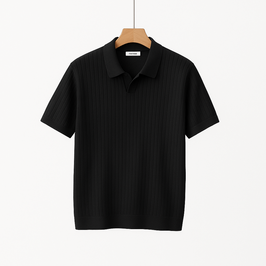 Lucas Strick Poloshirt Herren Kurzarm