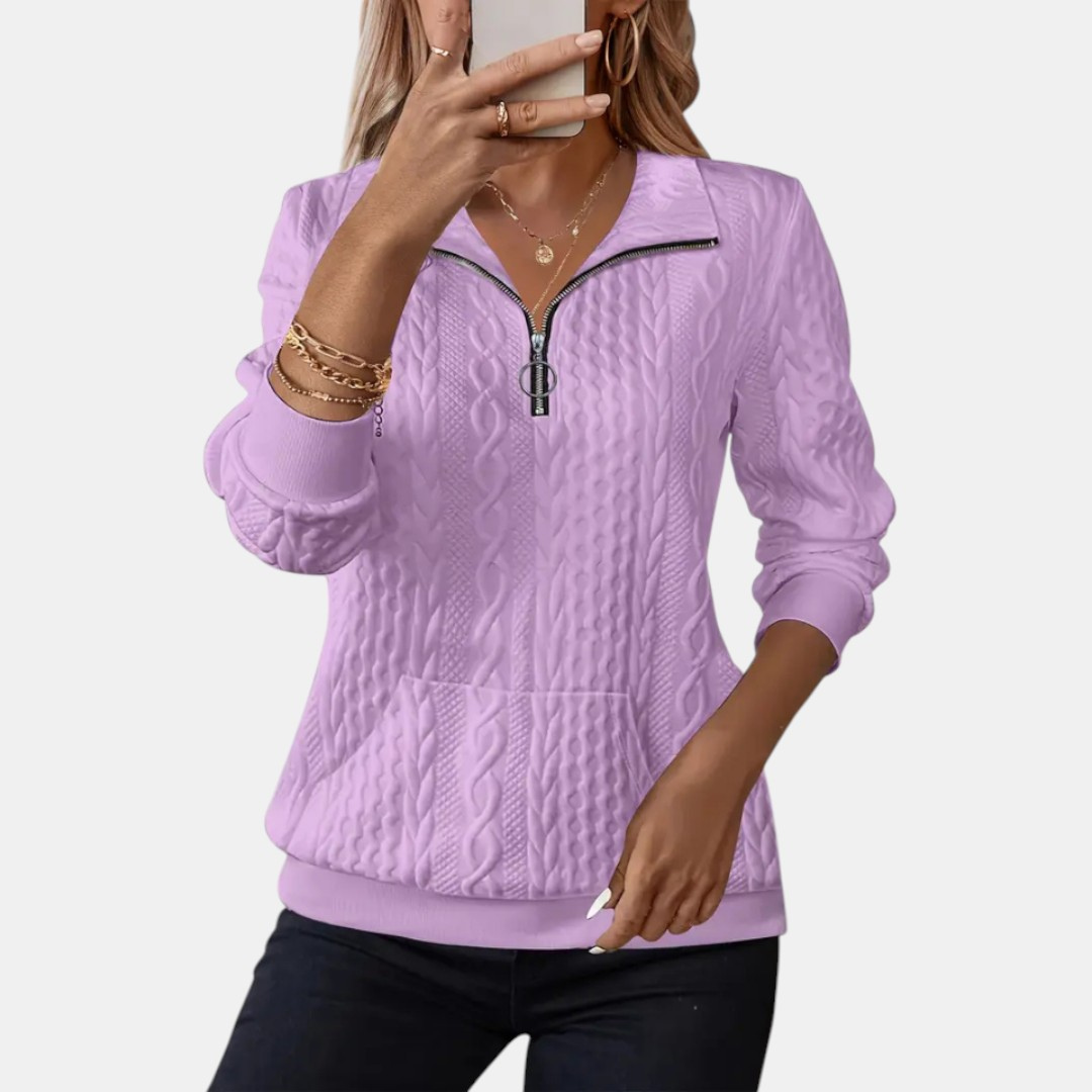 Leokadia  - Bluza z Długim Rękawem