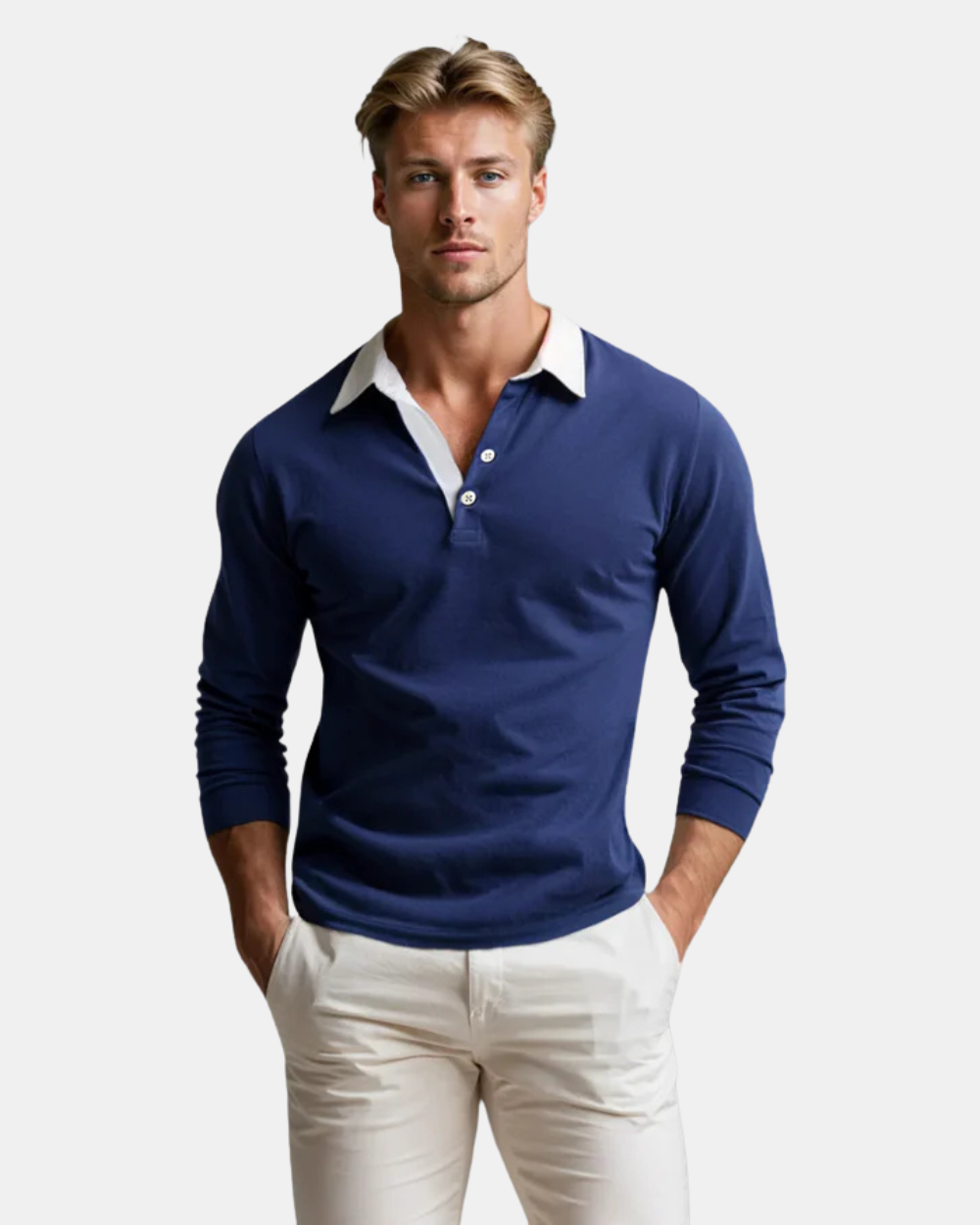 Adriaan Casual Polo Sweater