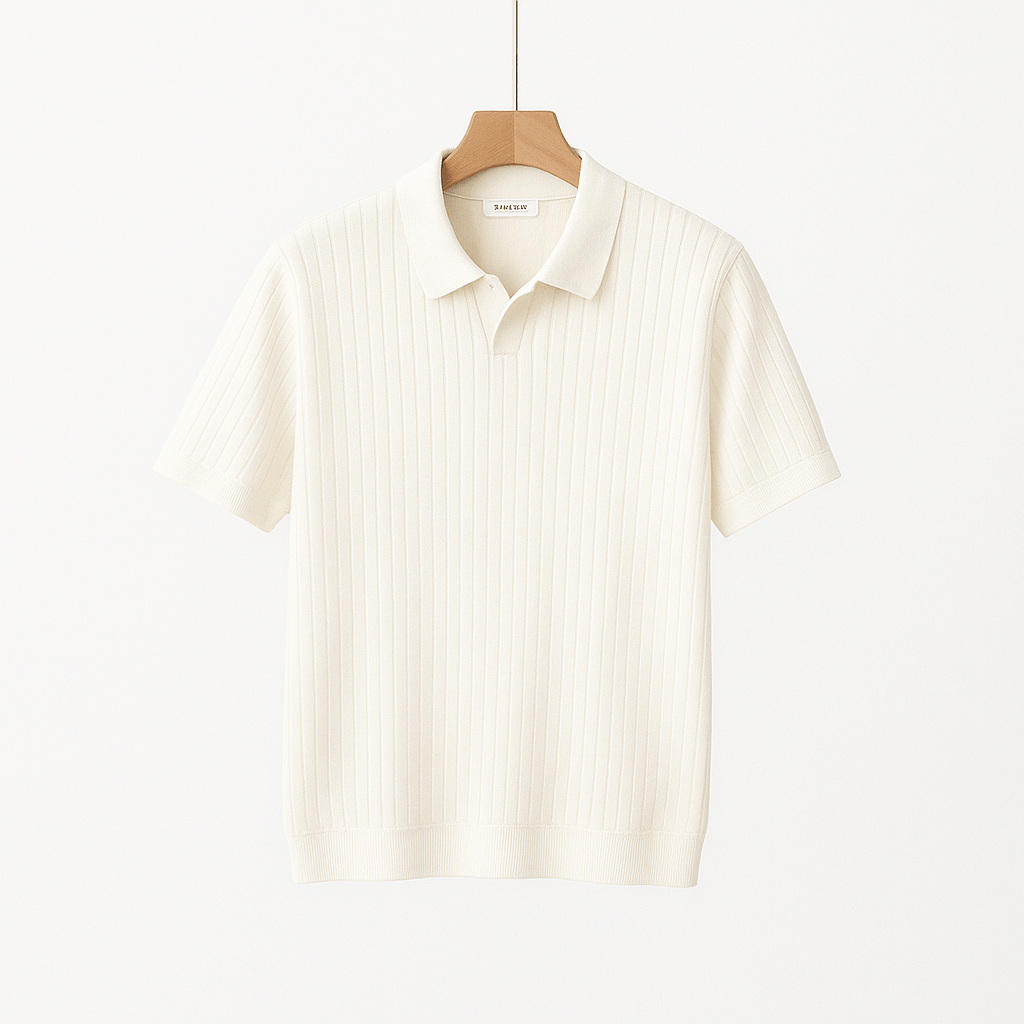 Lucas Strick Poloshirt Herren Kurzarm